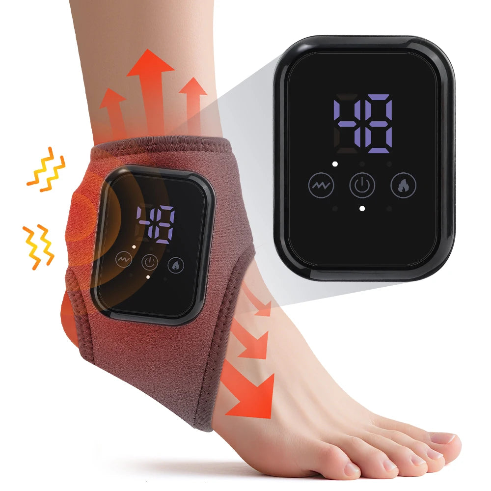 Hailicare Heated Ankle Brace With Vibration And Heat