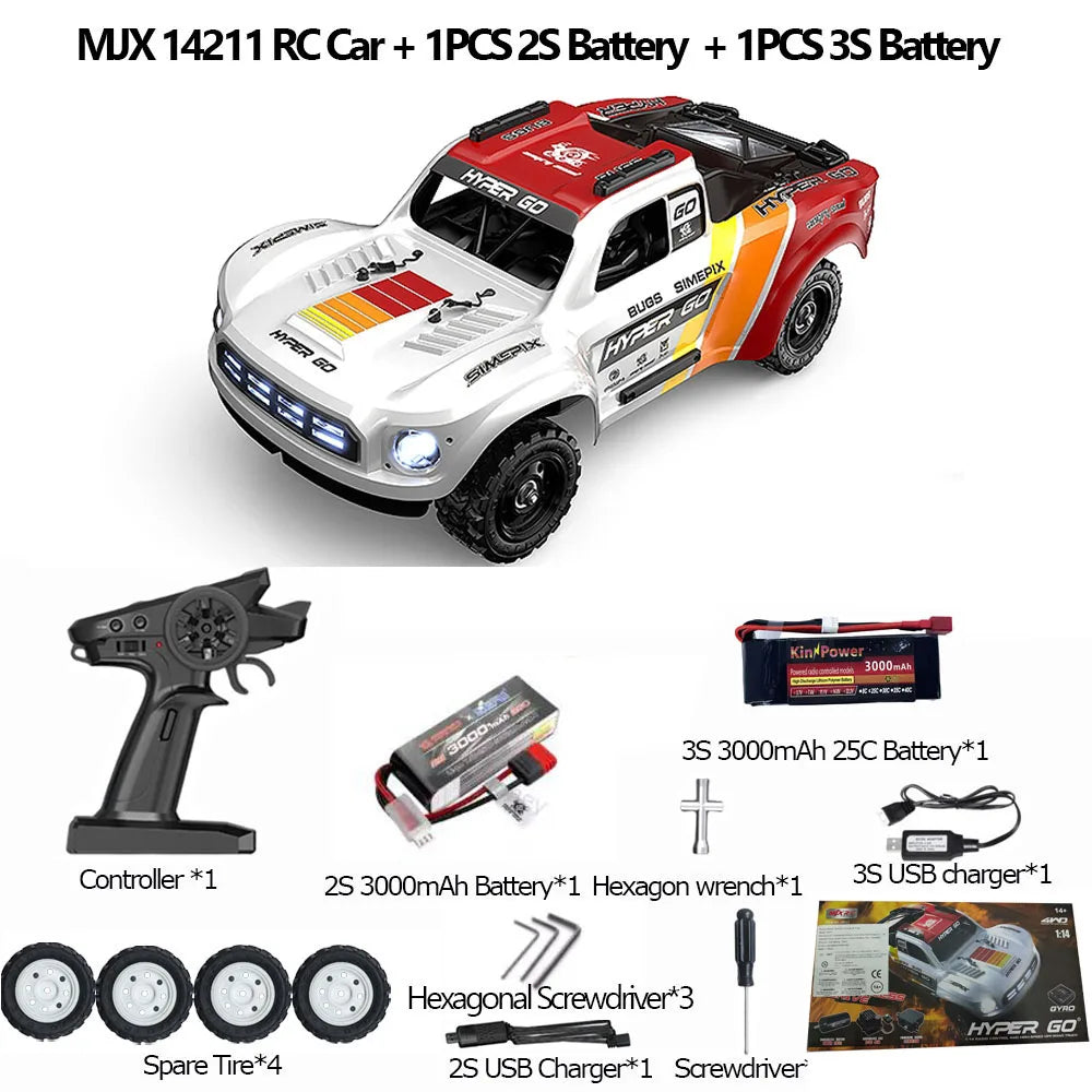 HYPER GO Brushless 4WD Off Road Racing RC Truck Toy