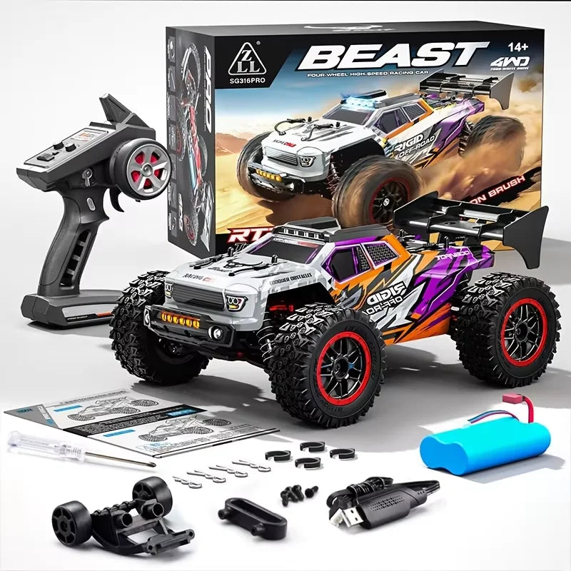 ZNLYRION Brushless RC Truck With Full Metal Gear Differential