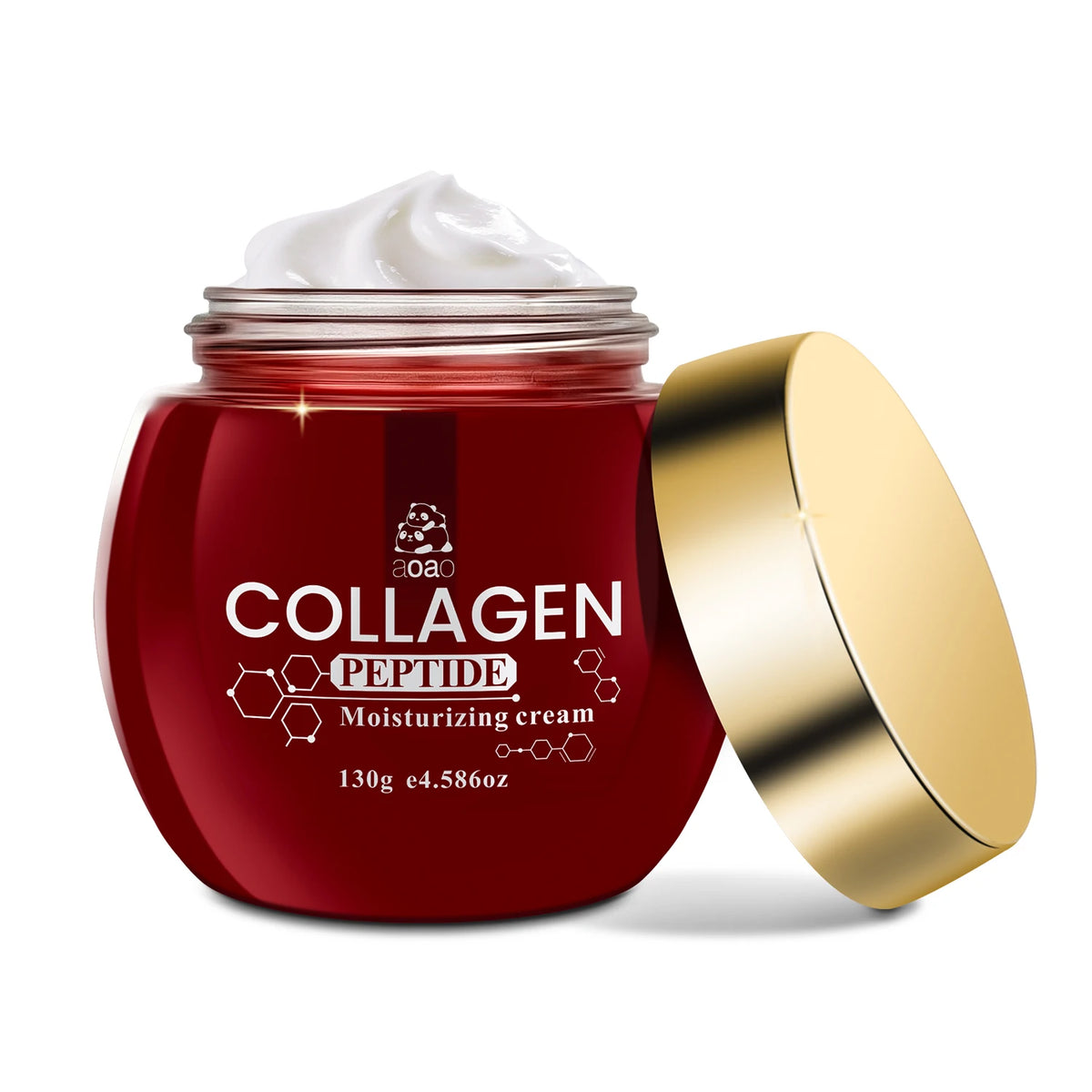 Collagen Firming Face Cream, Collagen Cream With Niacinamide And Hyaluronic Acid, Moisturize Facial Skin, Non‑greasy For All Skin Types 130g
