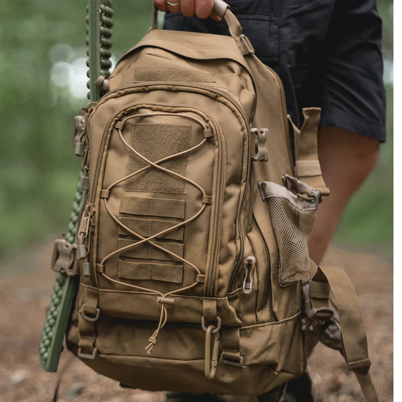 LQARMY Tactical Outdoor Hiking Backpack For Camping And Travel