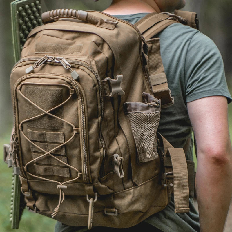 LQARMY Tactical Outdoor Hiking Backpack For Camping And Travel