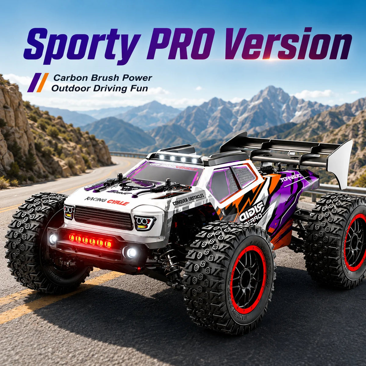 ZNLYRION Brushless RC Truck With Full Metal Gear Differential