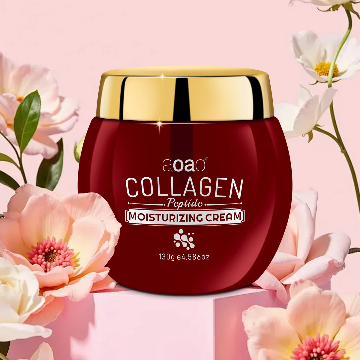 Collagen Firming Face Cream, Collagen Cream With Niacinamide And Hyaluronic Acid, Moisturize Facial Skin, Non‑greasy For All Skin Types 130g