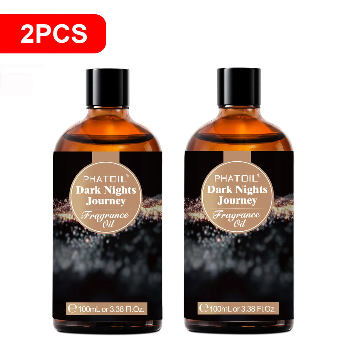 PHATOIL 2PCS 100ml Aroma Fragrance Oil For Diffuser,Humidifier,Aromatherapy,Candle Making White Musk Parma Violet Japanese Magnolia Fresh Linen Baby Powder Almond Vanilla 3.38FL.OZ Fragrance Oils