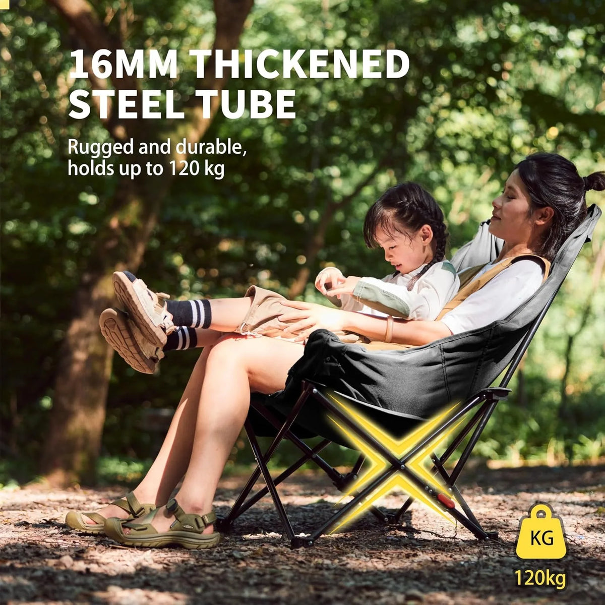 Naturehike Folding Moon Chair Recliner For Outdoor Camping Leisure