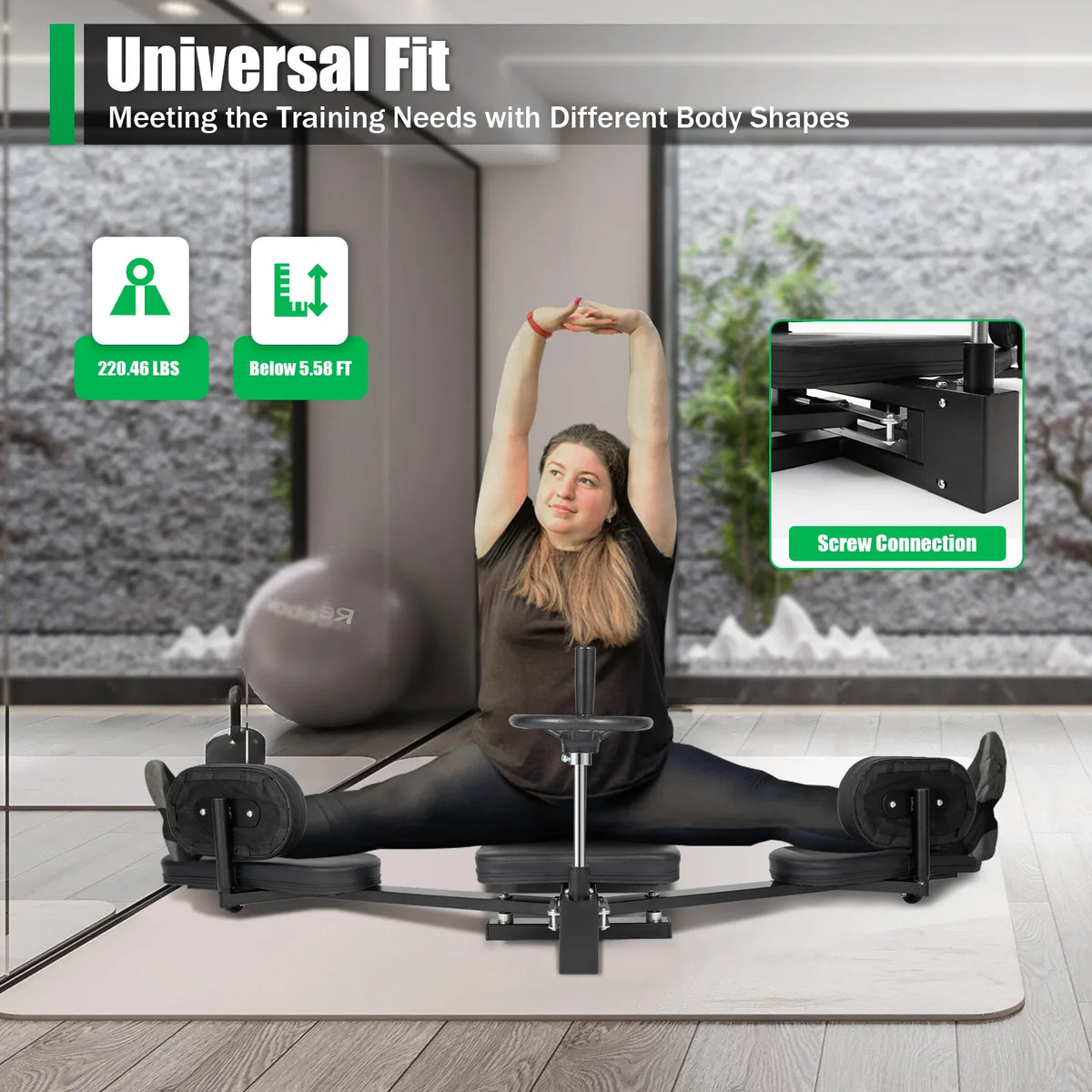 Heavy Duty Three Bar Leg Stretcher For Enhanced Flexibility