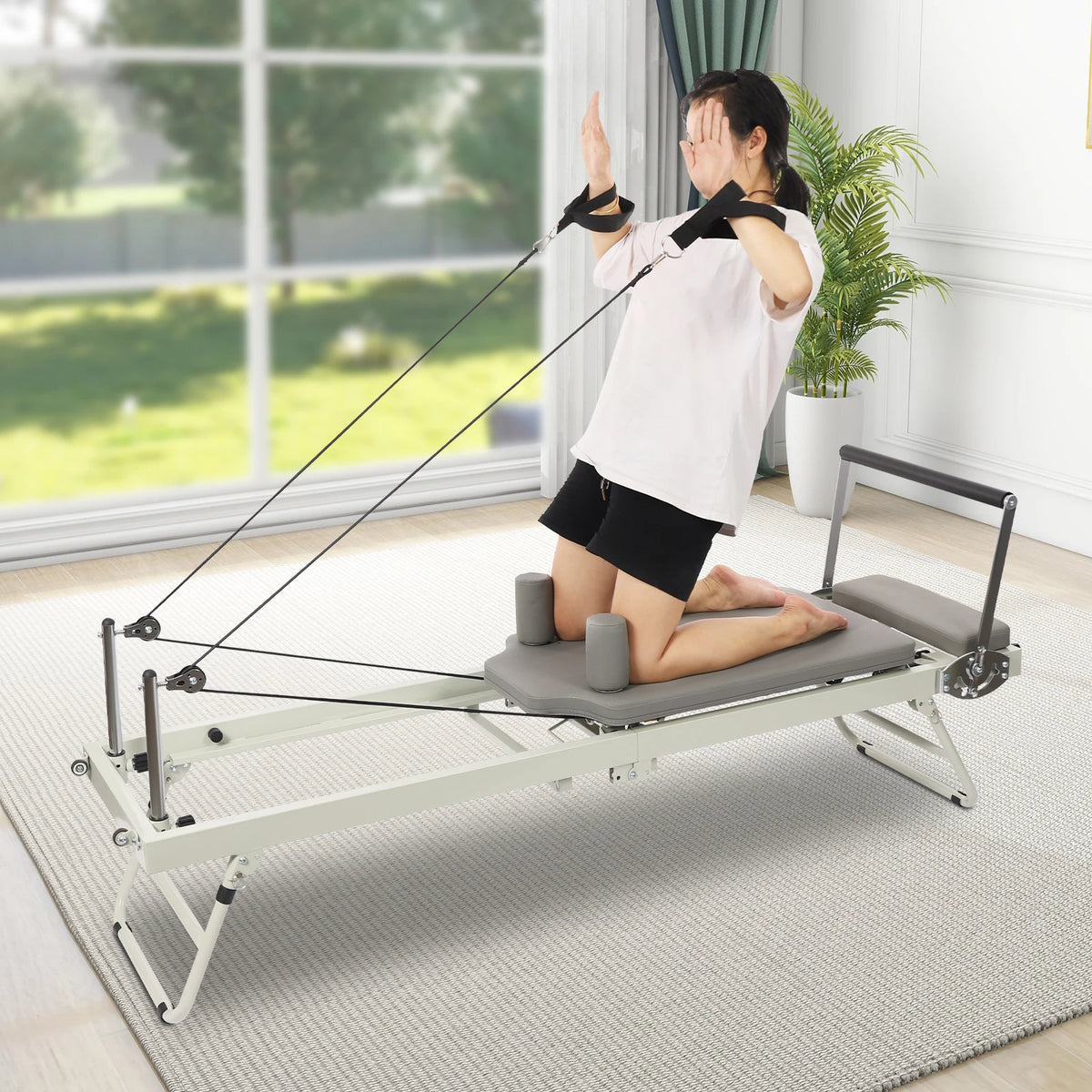 Multifunction Steel Pilates Reformer With Spring Resistance