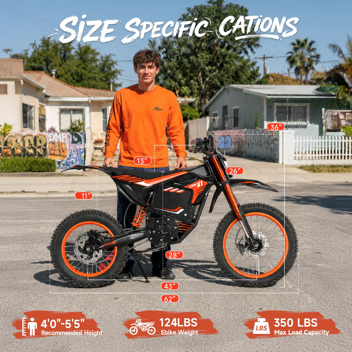 QRONGE X1 Spark Electric Dirt Bike for Teens and Adults