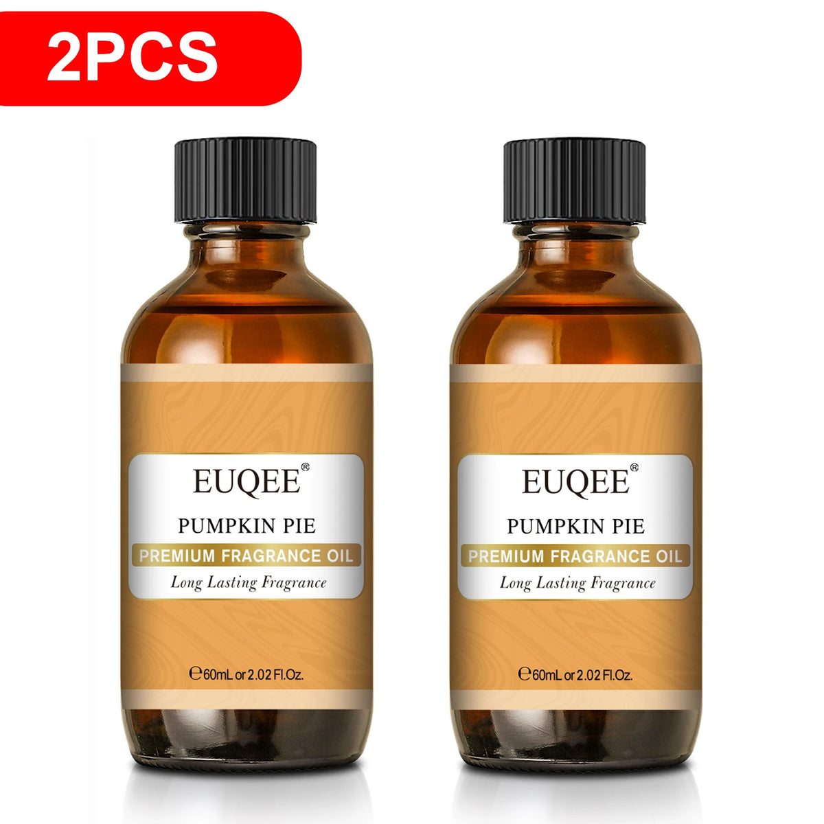 EUQEE 2PCS 60ml Premium Fragrance Oil For Soap & Candle Making White Musk Sea Breeze Lilac Bubble Gum Baby Powder Fragrance Oils For Diffuser Aromatherapy