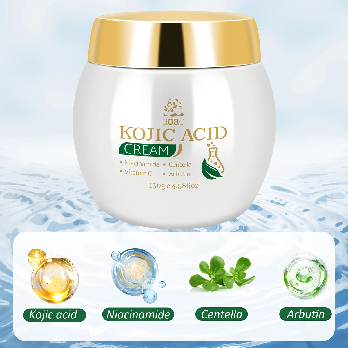 Kojic Acid Day & Night Facial Moisturizer, Vitamin E For Deep Skin Firming, With Collagen Non Greasy, Suitable For Sensitive And Dry Skin, Unisex.