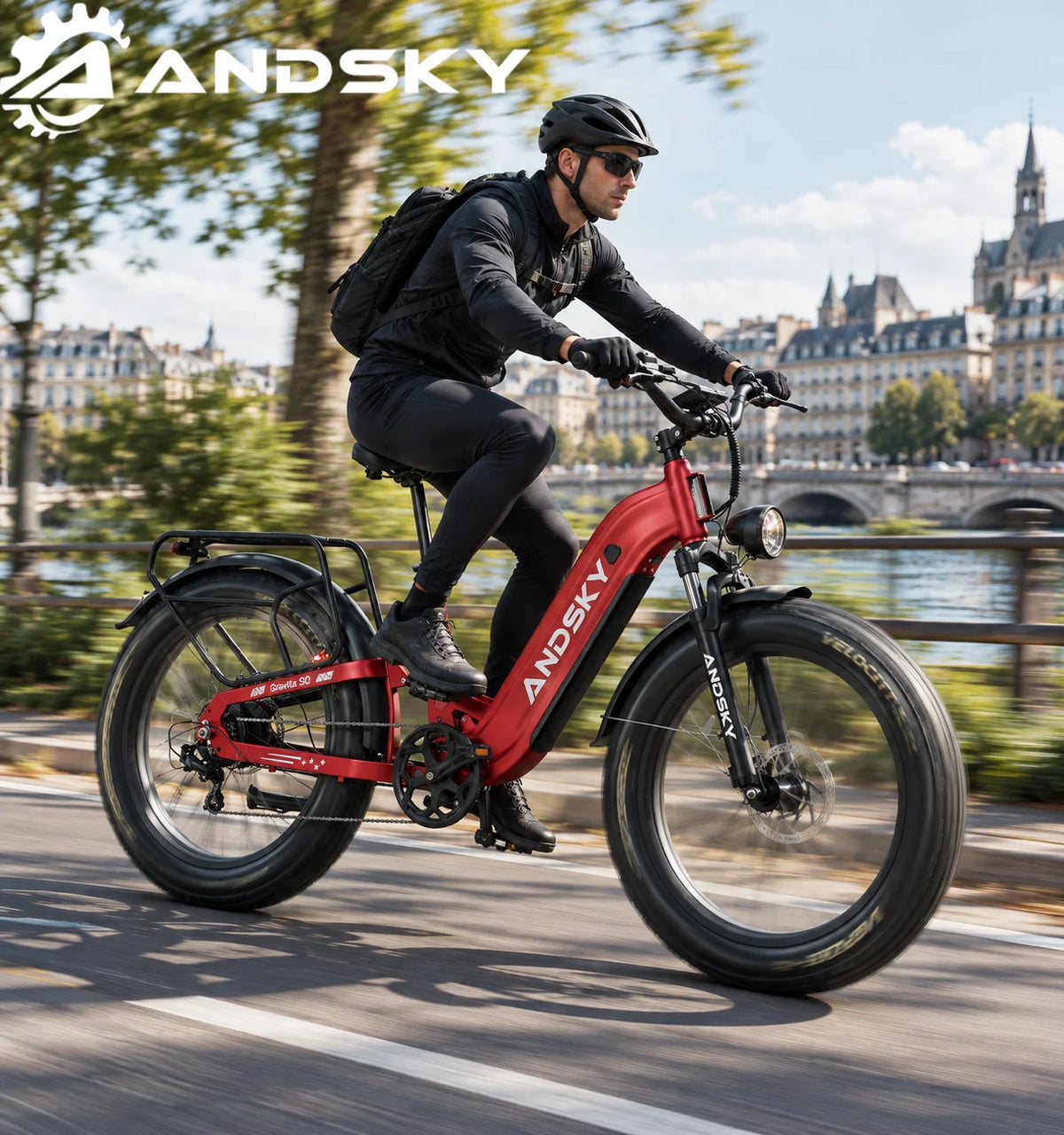 ANDSKY Gravita LS City Commuter Electric Bicycle With Hydraulic Brakes