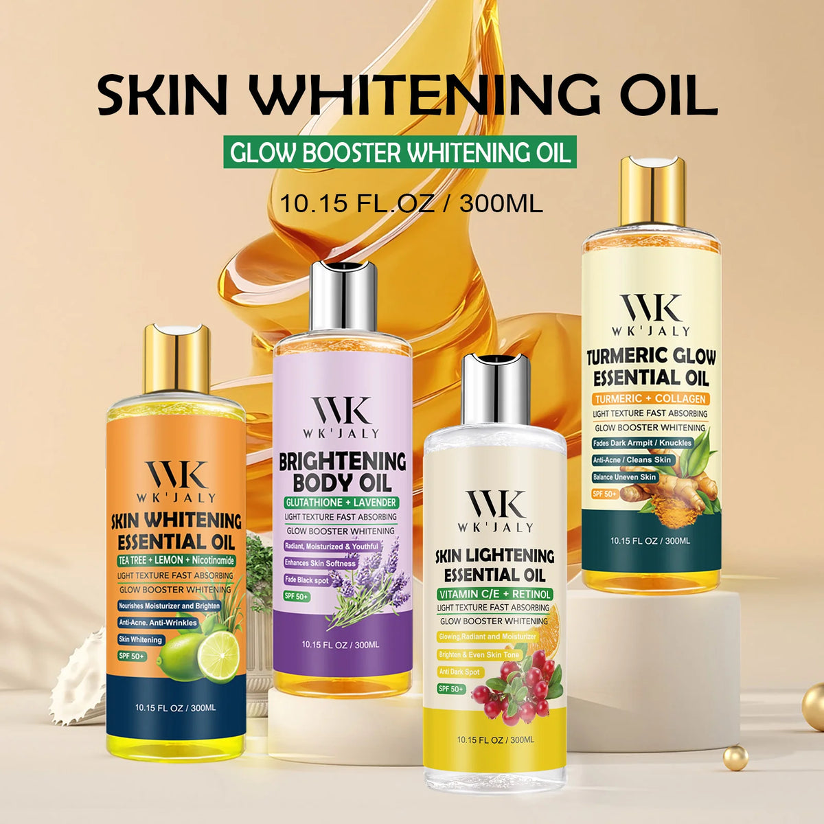 WK Jalys Turmeric Brightening Body Oil Removes Dark Spots