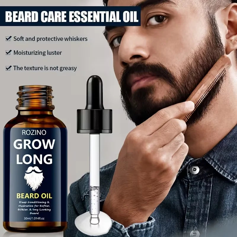 Rozino Natural Beard Oil Infused With Jojoba And Glycerin