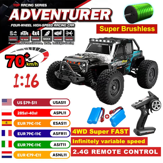 WLtoys Brushless 4WD Off Road RC Climbing Car With Remote Control