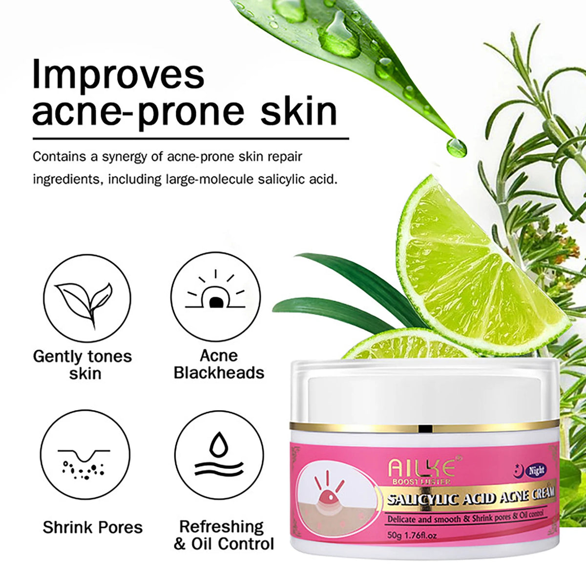 AILKE Natural Skin Brightening And Moisturizing Care Set
