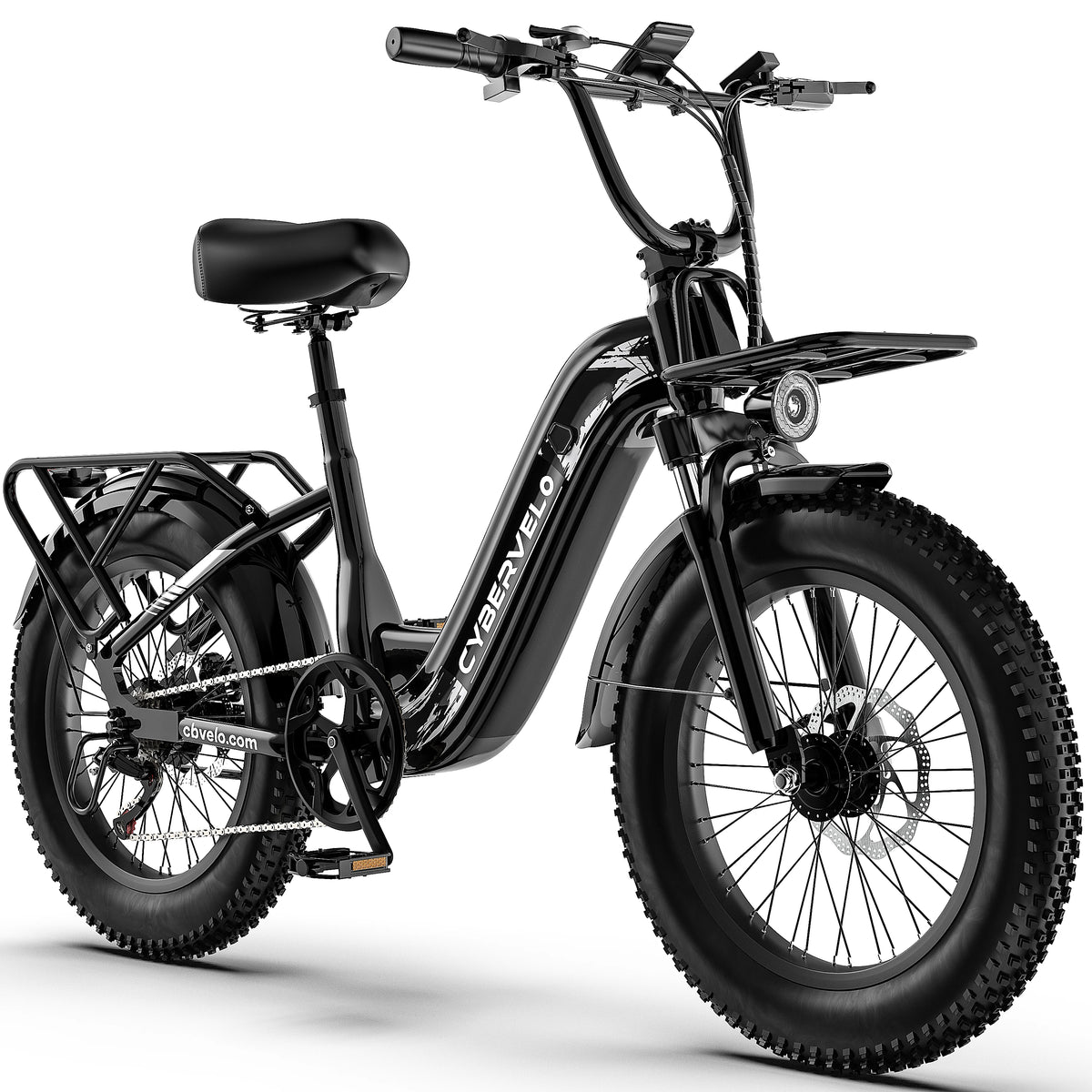 Step Through Off Road Electric Bike With Fat Tires