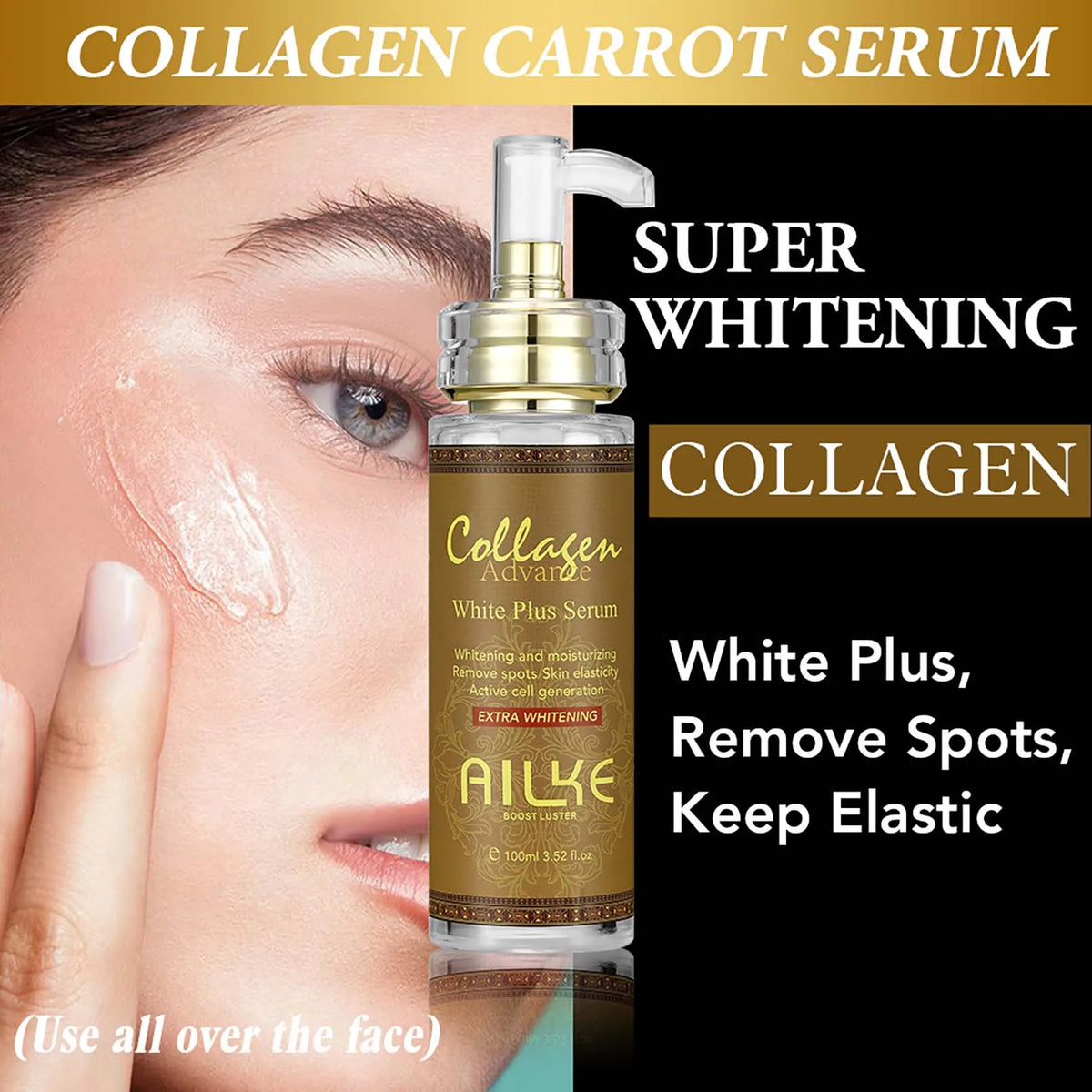 AILKE Collagen Women Skin Care Set For Whitening And Moisturizing