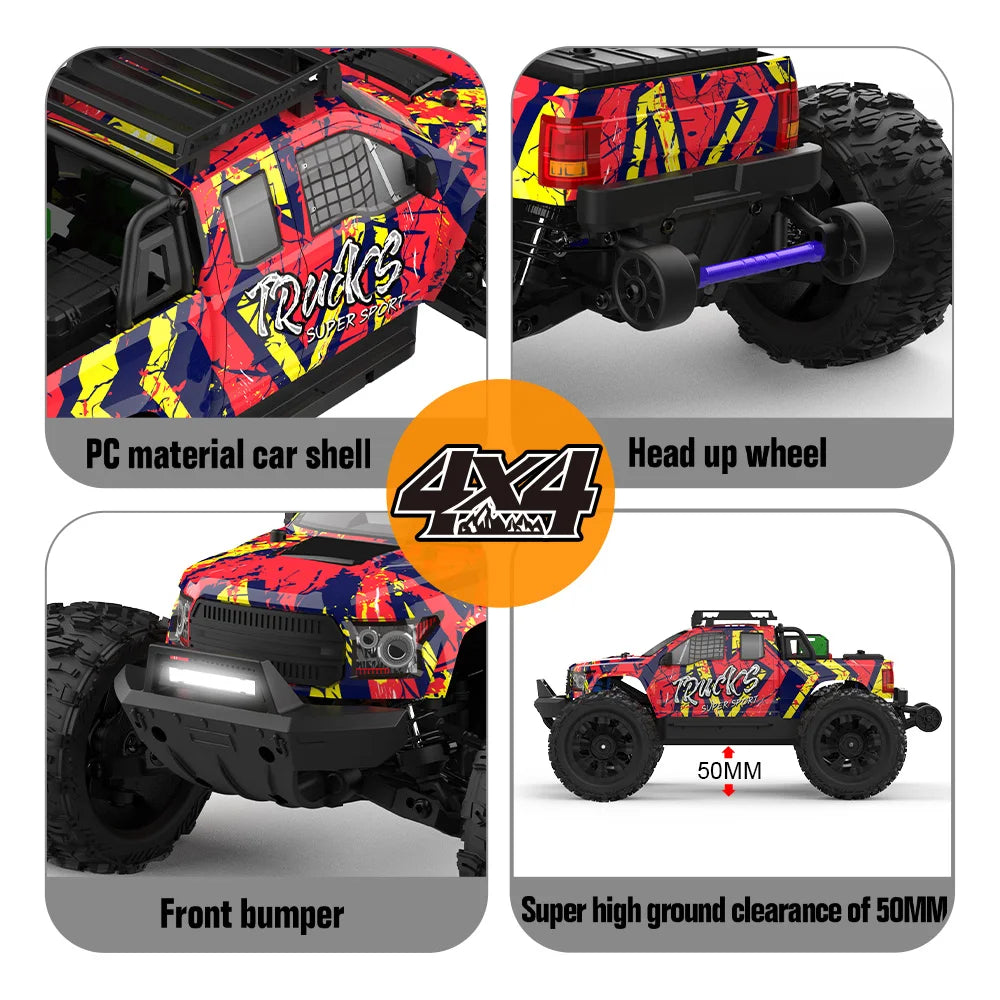 JIUSI Brushless 4WD Remote Control RC Truck For Adults