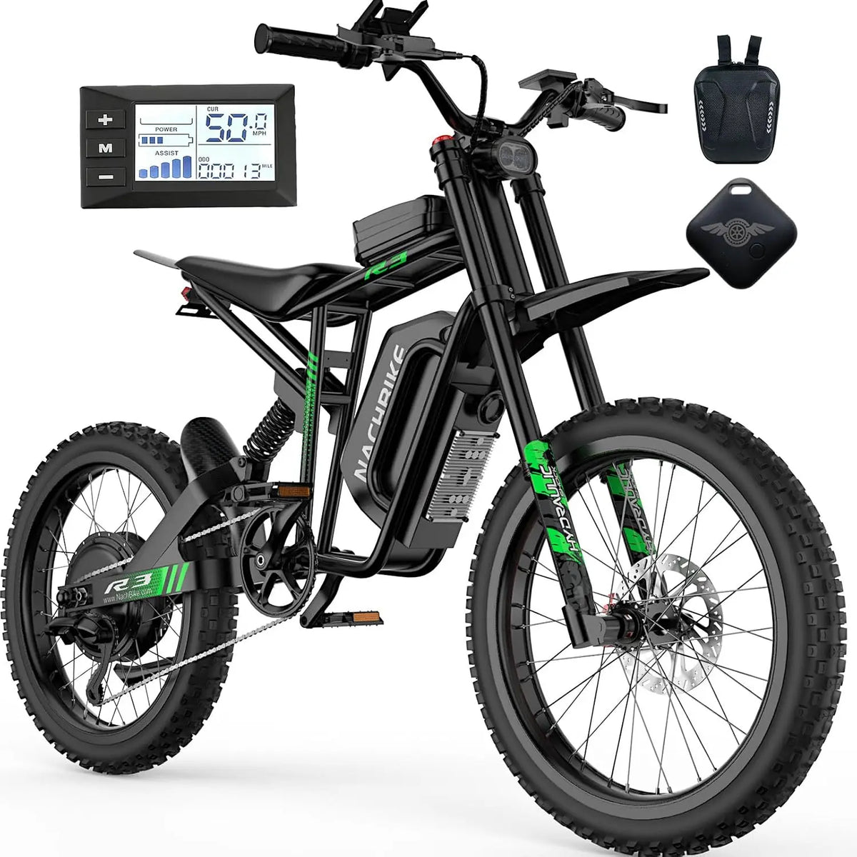 Nachbike R3 Electric Dirt Bike With Dual Hydraulic Brakes