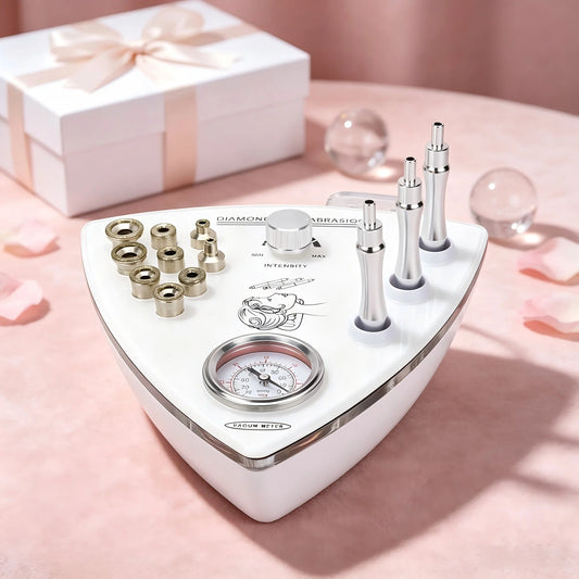 3 In 1 Facial Care Device With Microdermabrasion And Vacuum