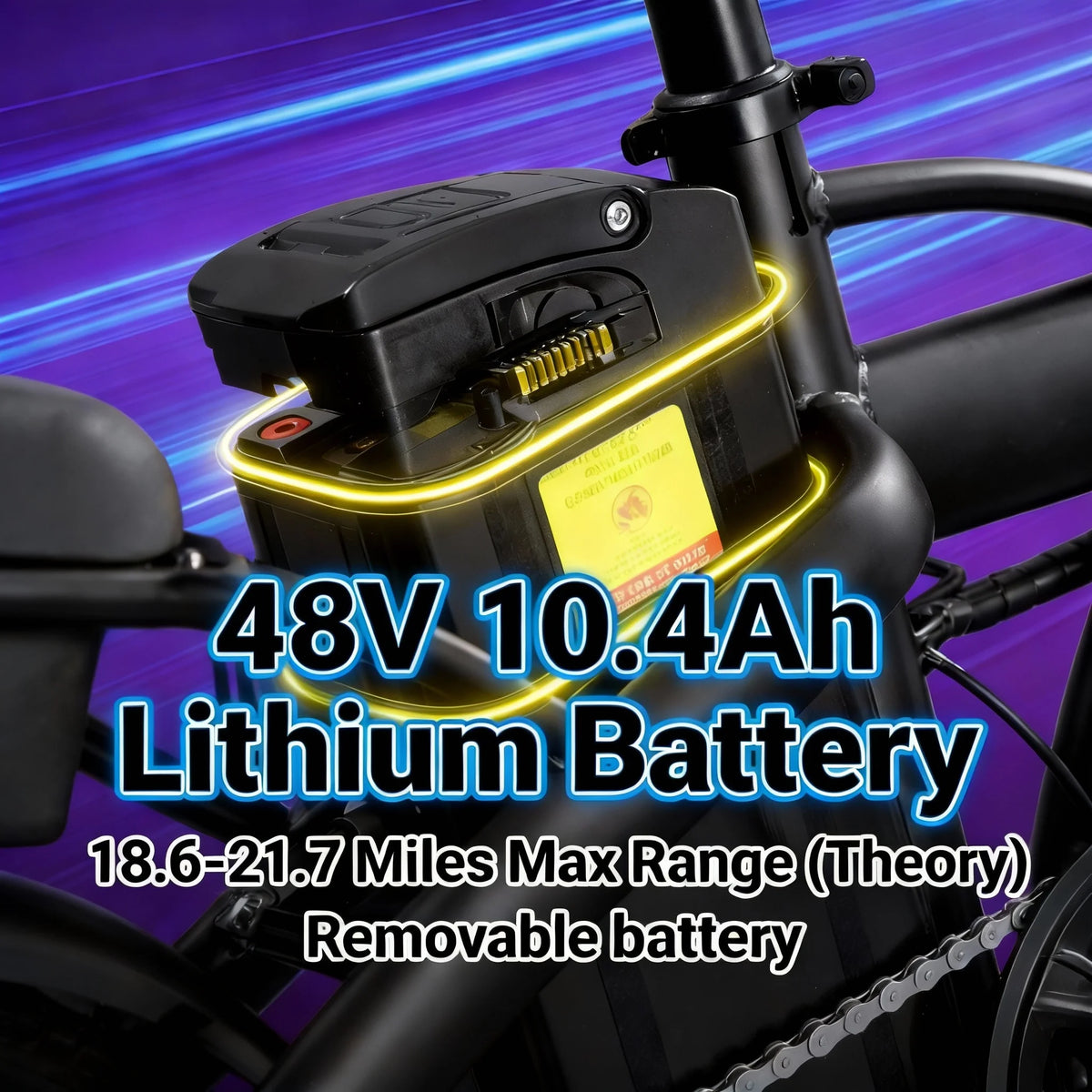 HEZZO T5 Folding Electric Bike With 750W Peak Motor
