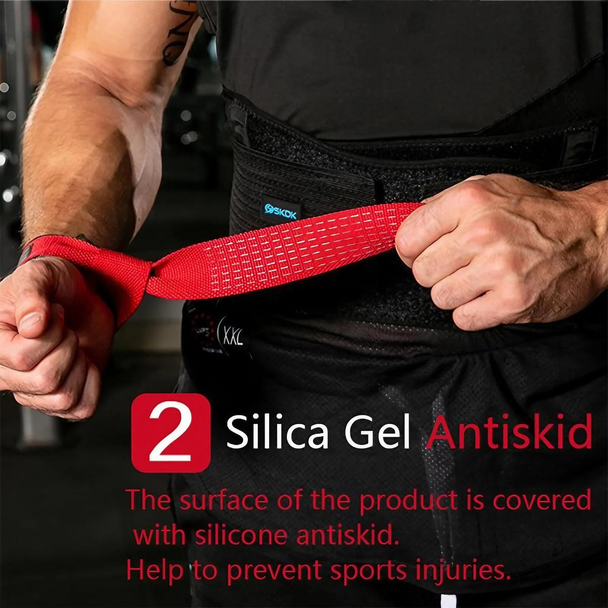 Heavy Duty Weightlifting Wrist Straps With Padded Support