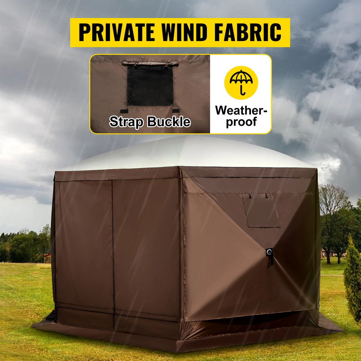 SucceBuy Pop Up Camping Gazebo Canopy Shelter For Outdoor Adventures