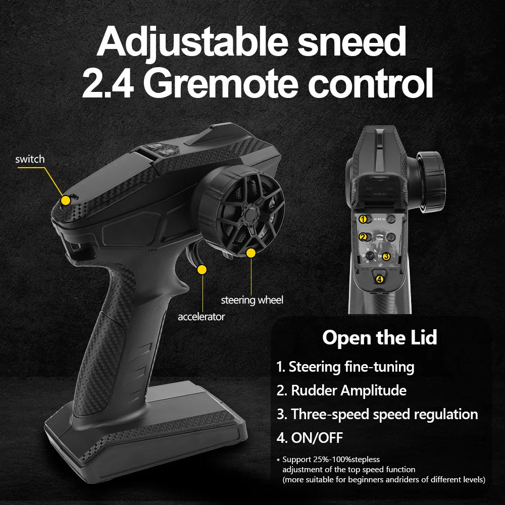 JIUSI Brushless 4WD Remote Control RC Truck For Adults