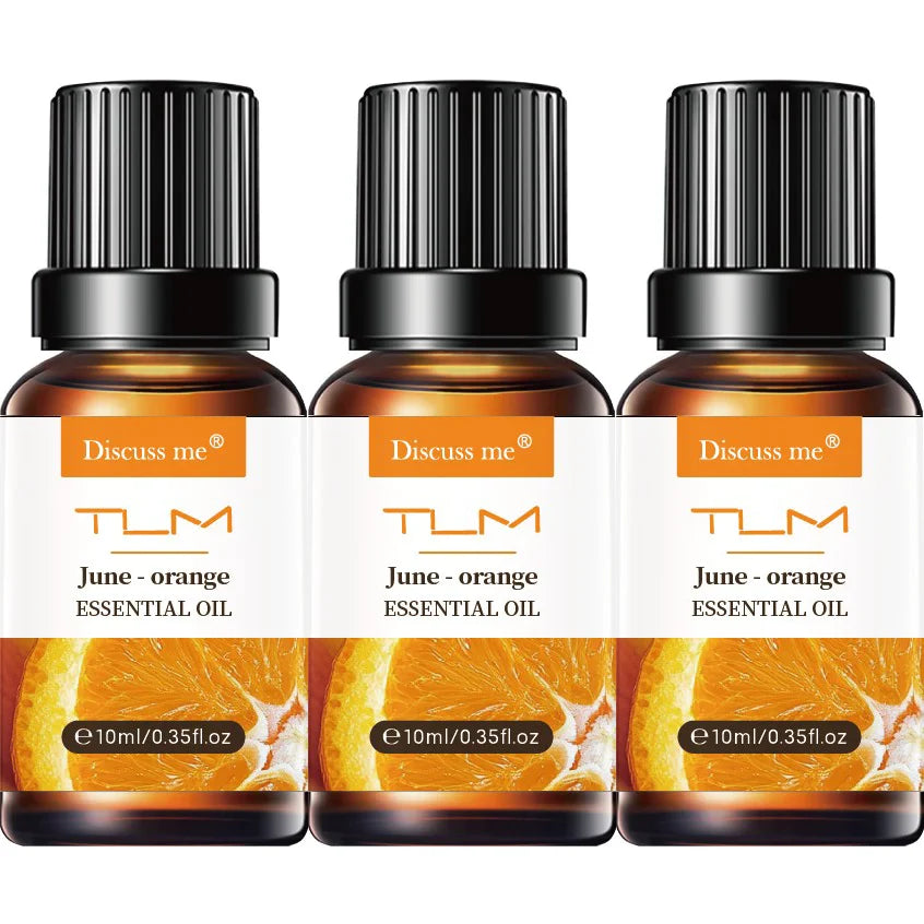 6Pc TLM Essential Oils Lavender Lemon Rose Perfumes Fragrance Is Long-Lasting For Diffusers Making Gifts For Women 10ML