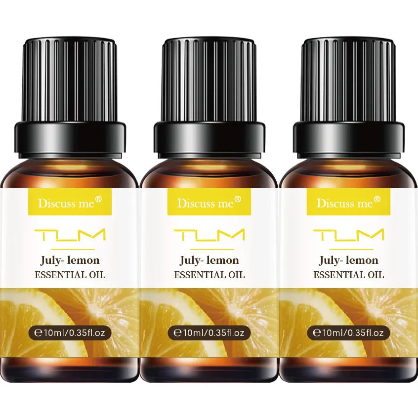 6Pc TLM Essential Oils Lavender Lemon Rose Perfumes Fragrance Is Long-Lasting For Diffusers Making Gifts For Women 10ML