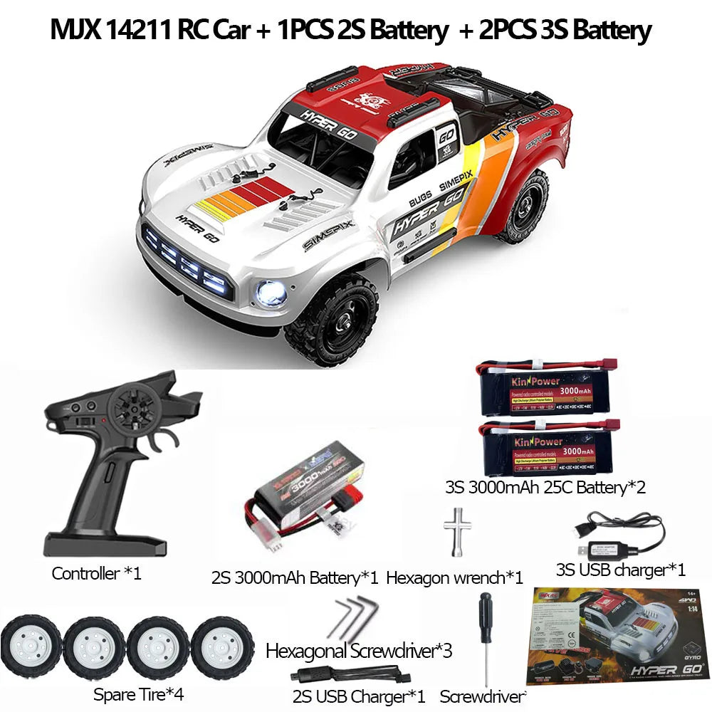HYPER GO Brushless 4WD Off Road Racing RC Truck Toy