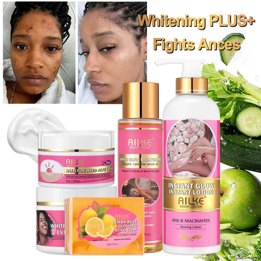 AILKE Natural Skin Brightening And Moisturizing Care Set