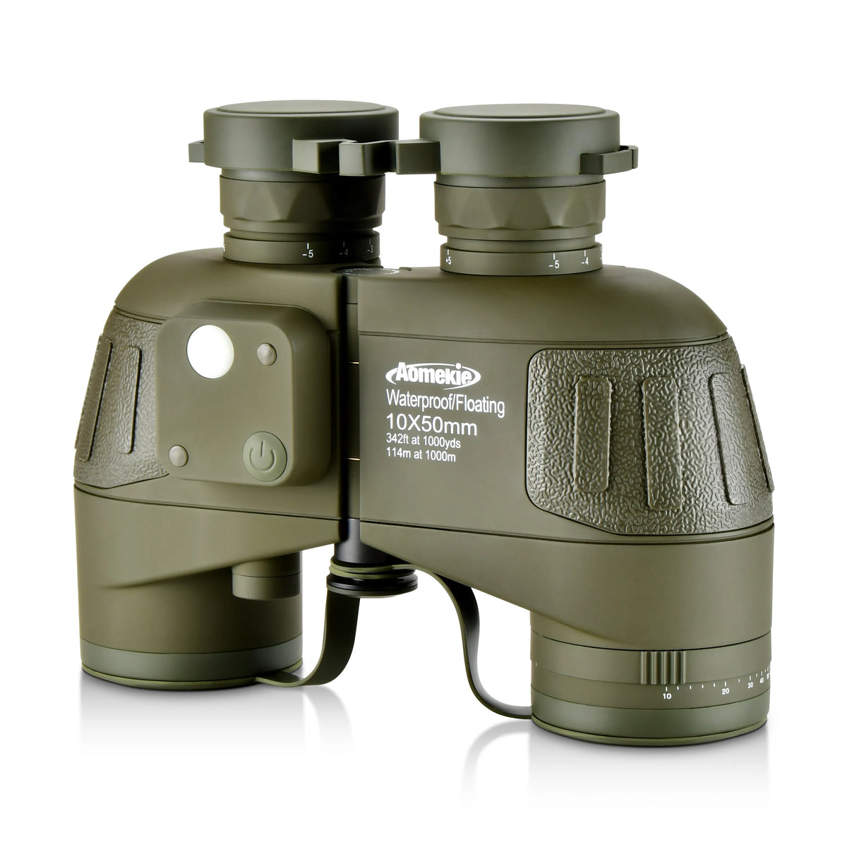 Marine Binoculars With Rangefinder Compass And Waterproof BAK4 Prism