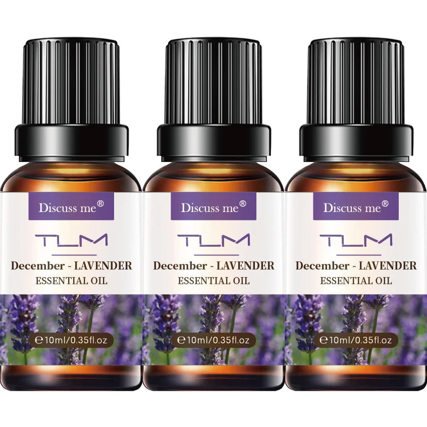 6Pc TLM Essential Oils Lavender Lemon Rose Perfumes Fragrance Is Long-Lasting For Diffusers Making Gifts For Women 10ML