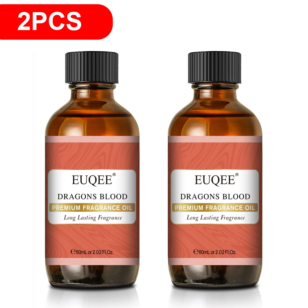 EUQEE 2PCS 60ml Premium Fragrance Oil For Soap & Candle Making White Musk Sea Breeze Lilac Bubble Gum Baby Powder Fragrance Oils For Diffuser Aromatherapy