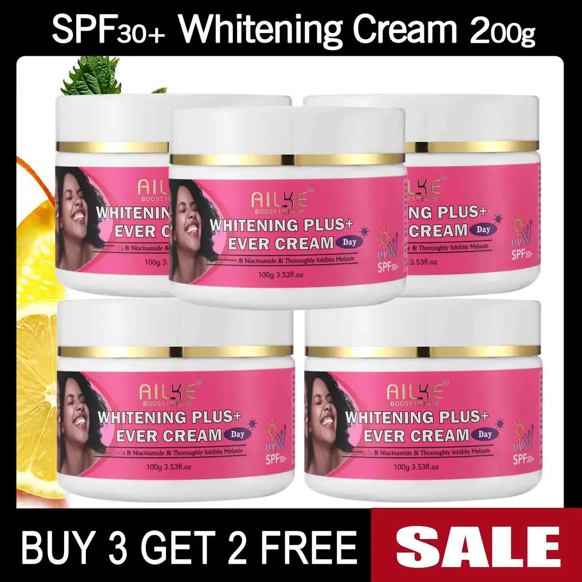 AILKE Natural Skin Brightening And Moisturizing Care Set