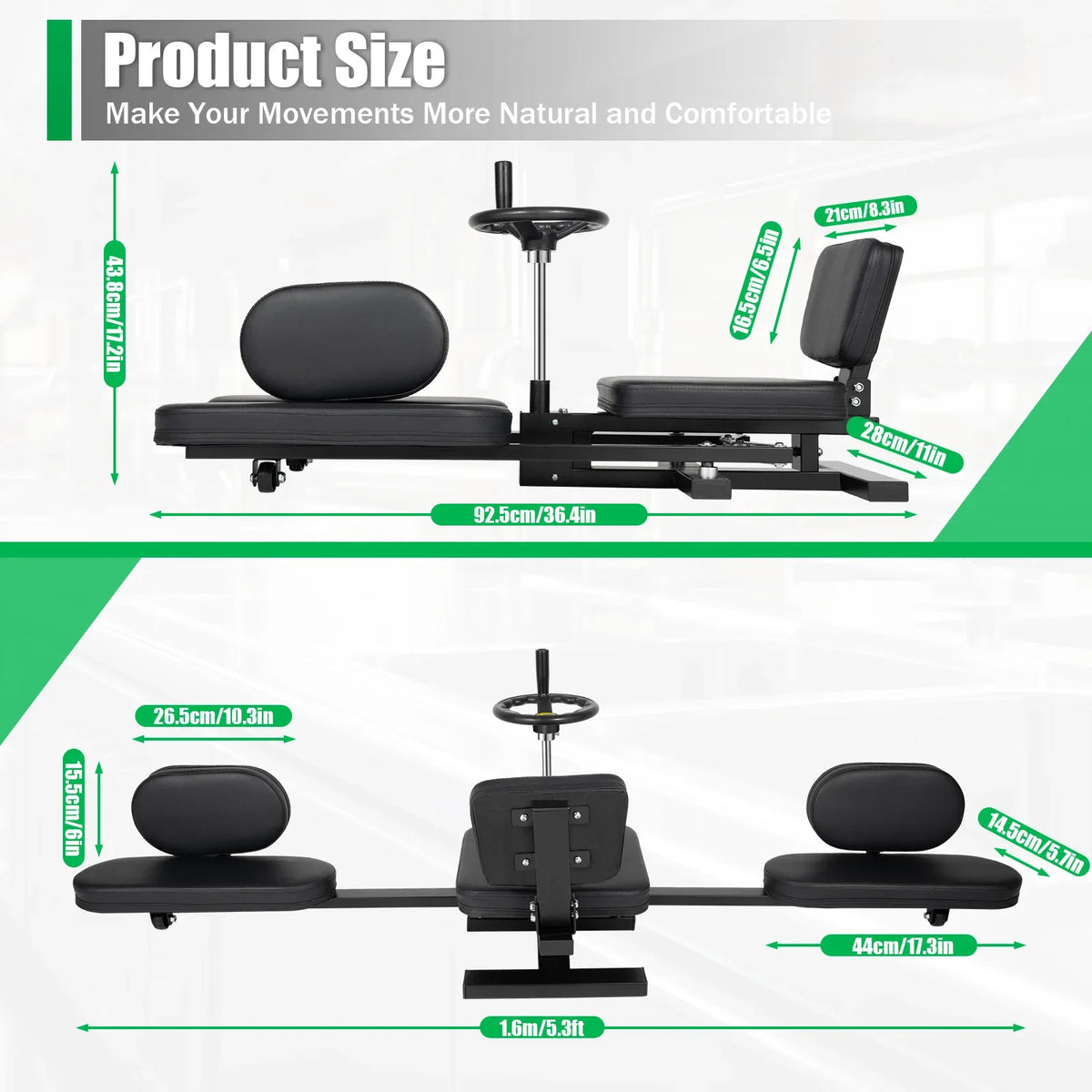 Heavy Duty Three Bar Leg Stretcher For Enhanced Flexibility