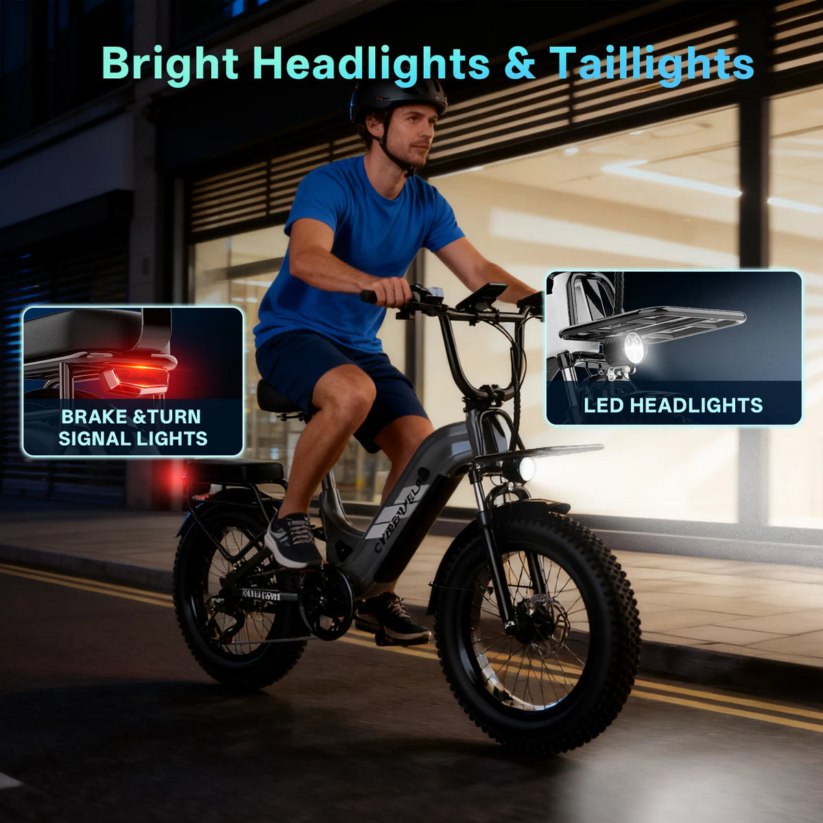 CBVELO EK12 Step Through Fat Tire Electric Commuter Bike