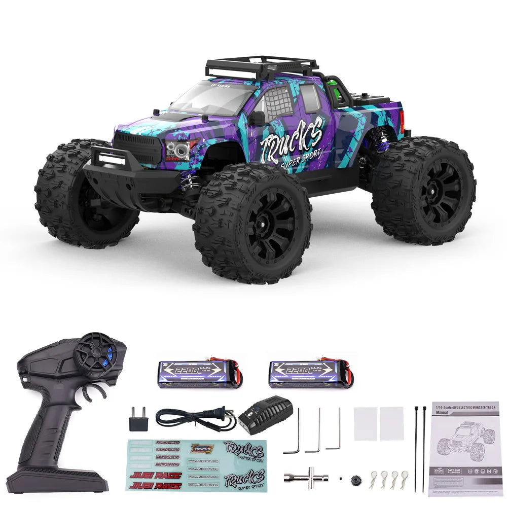 JIUSI Brushless 4WD Remote Control RC Truck For Adults
