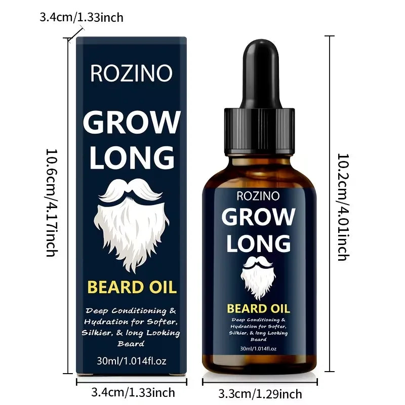 Rozino Natural Beard Oil Infused With Jojoba And Glycerin