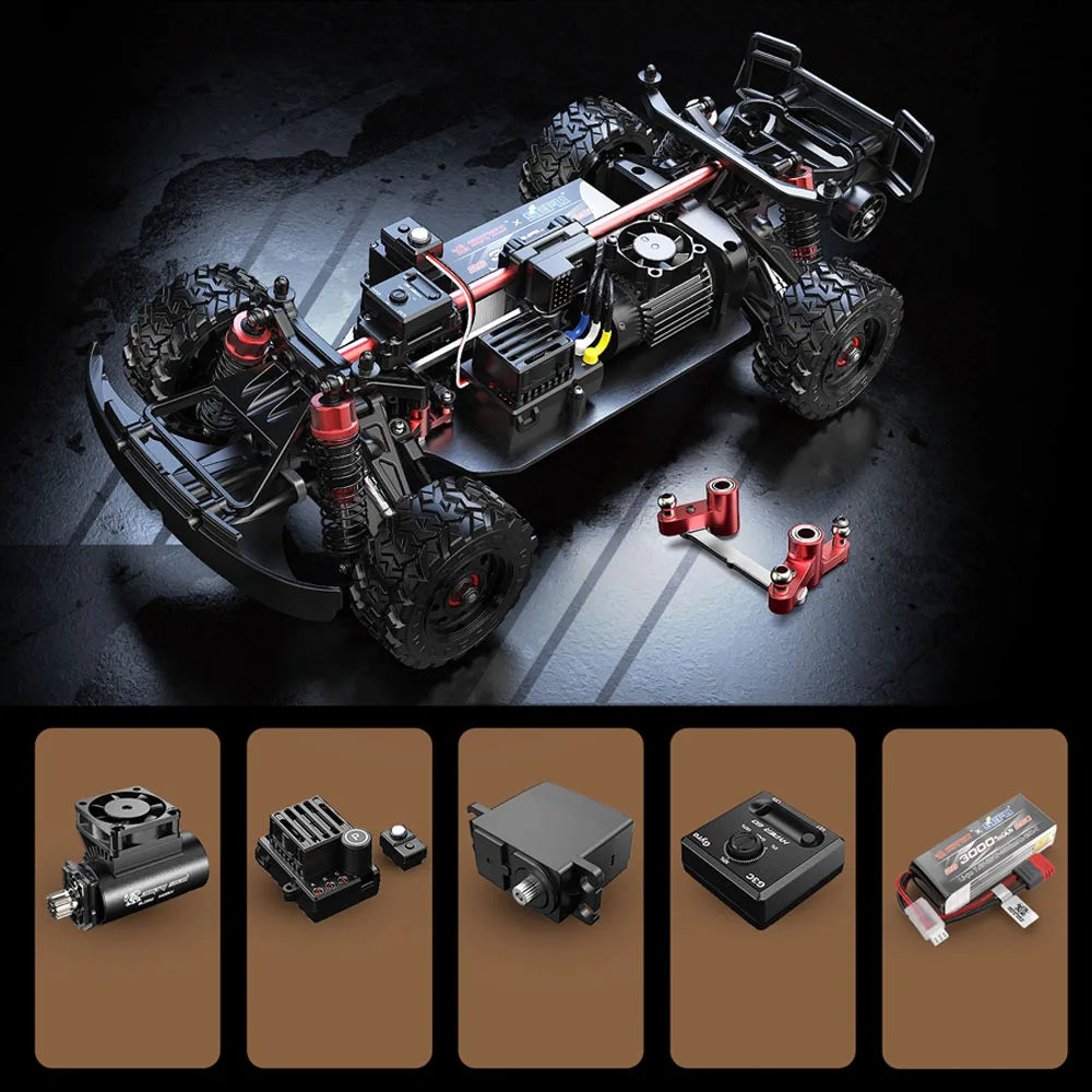 HYPER GO Brushless 4WD Off Road Racing RC Truck Toy