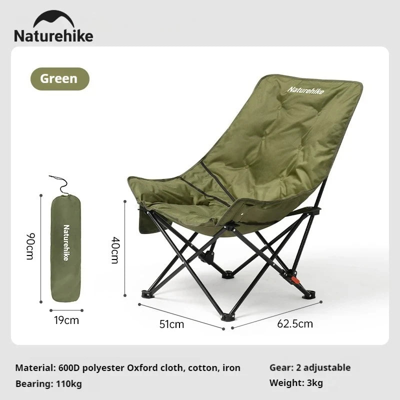 Naturehike Folding Moon Chair Recliner For Outdoor Camping Leisure