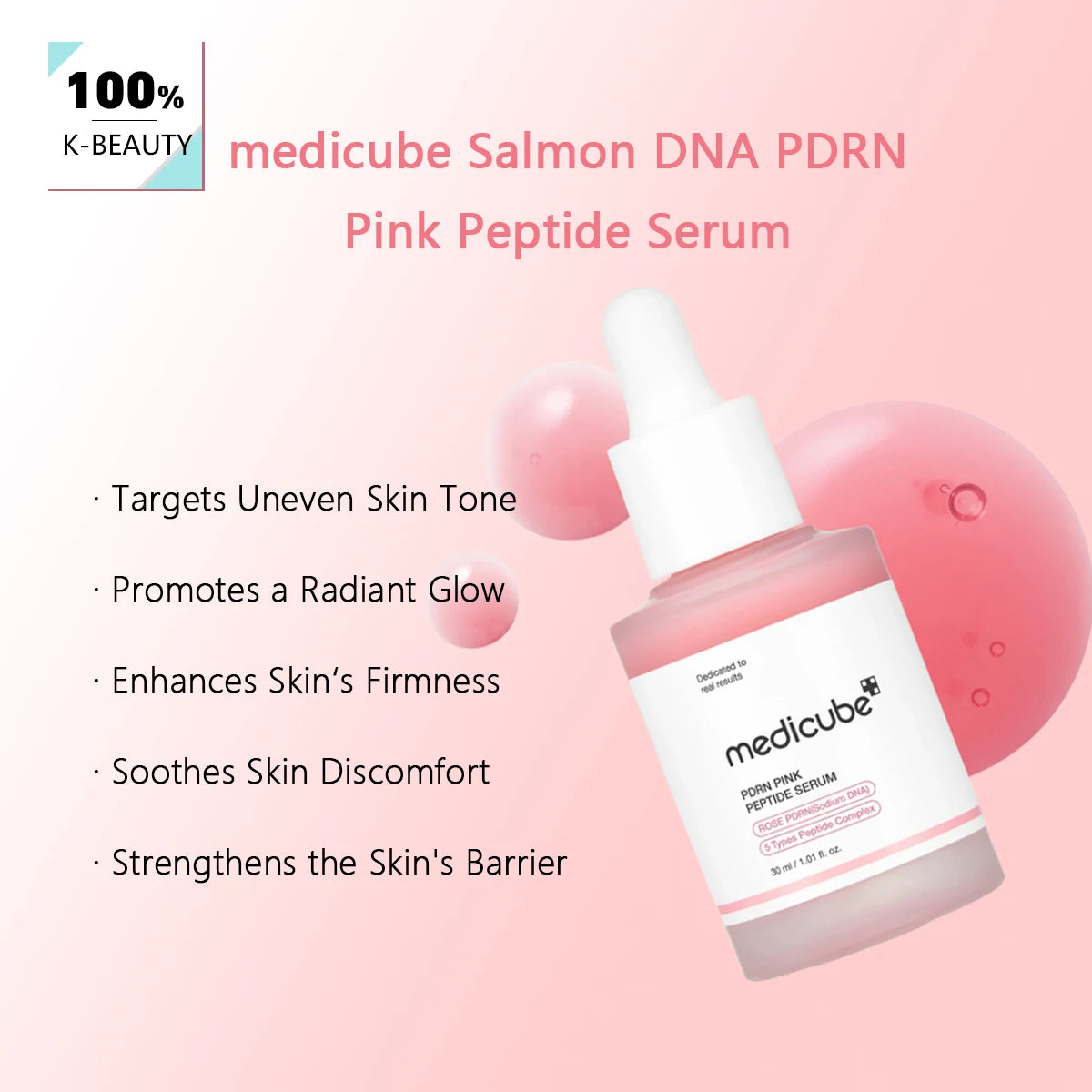 Medicube Salmon DNA PDRN Peptide Serum For Firming Skin