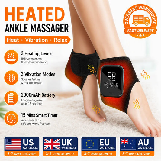 Hailicare Heated Ankle Brace With Vibration And Heat