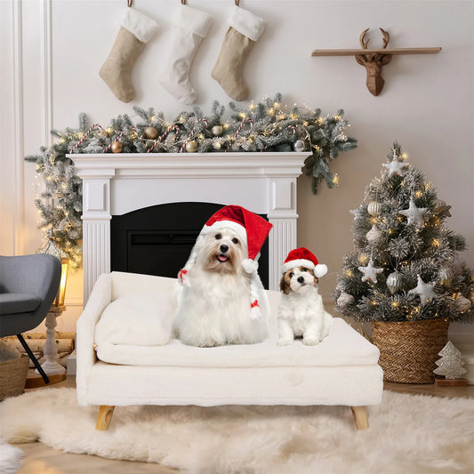 Bingopaw Waterproof Raised Pet Sofa Bed Couch Plush Cushion
