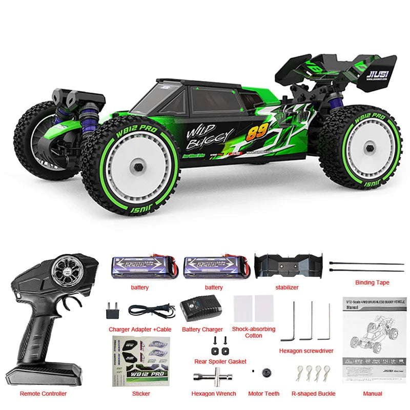 JIUSI WB12 PRO Brushless 4WD Off Road RC Racing Car
