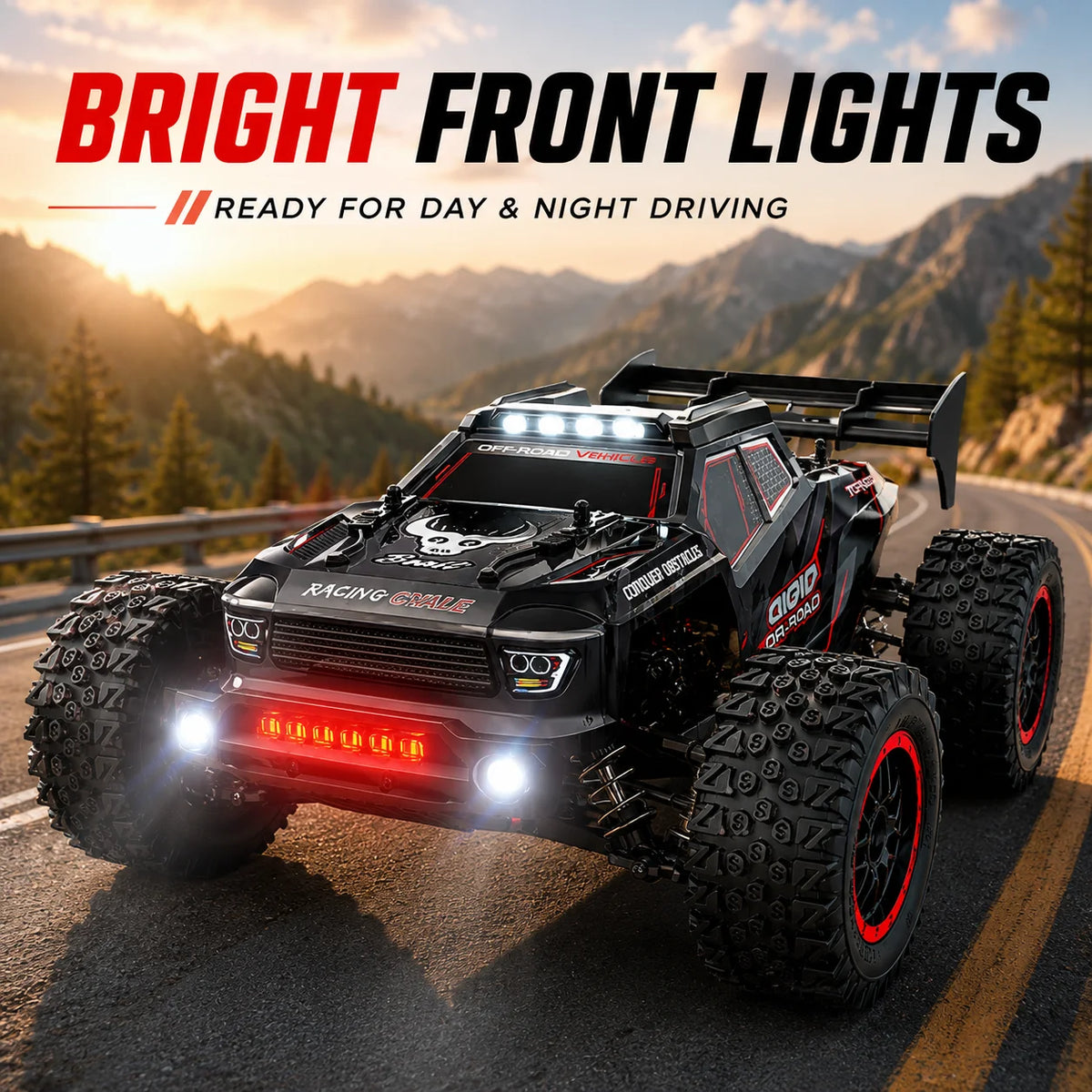 ZNLYRION Brushless RC Truck With Full Metal Gear Differential