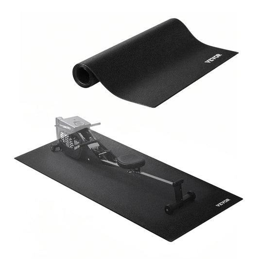 VEVOR Treadmill Mat for Carpet Floor Thickness High Density PVC Waterproof Non-slip Mat for Elliptical Home Gym