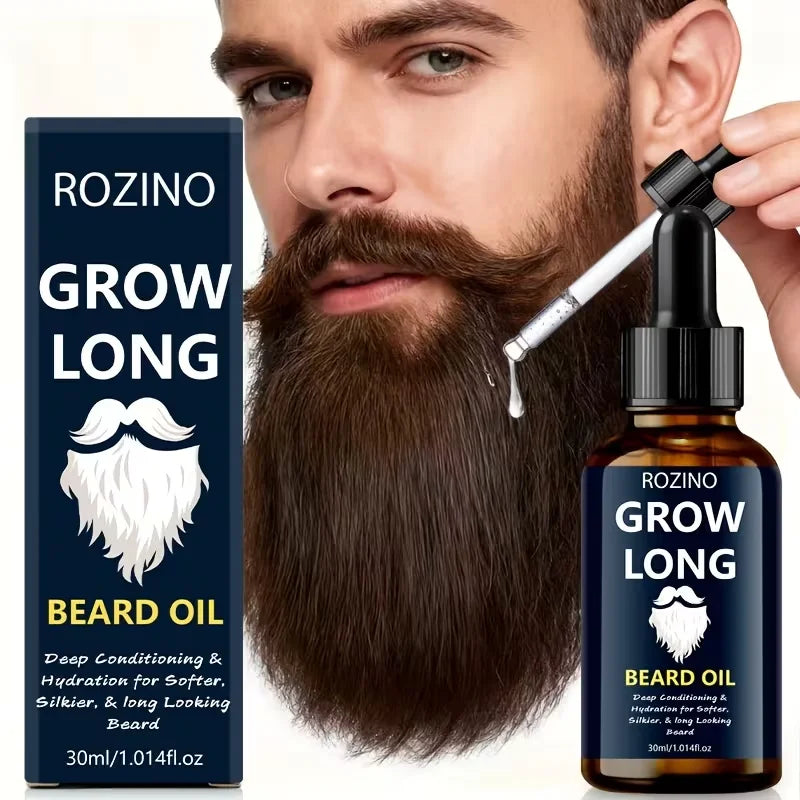 Rozino Natural Beard Oil Infused With Jojoba And Glycerin